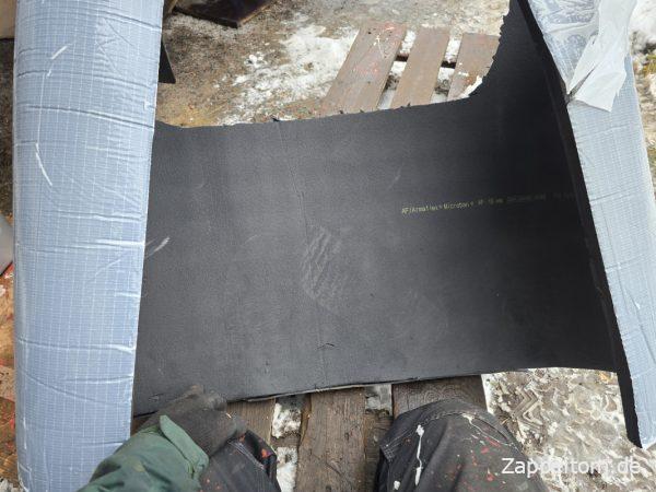 Armaflex 19 mm für den Auftritt im Mercedes 711D