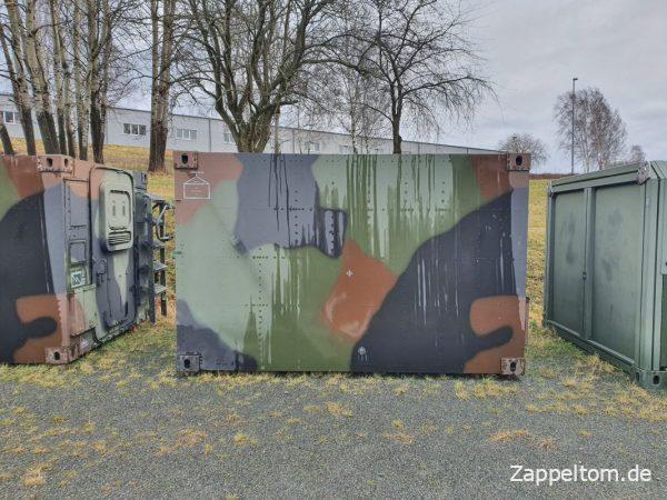 Dornier-Shelter FM1 der Bundeswehr per VEBEG zu verkaufen