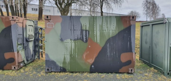 Dornier-Shelter FM1 der Bundeswehr per VEBEG zu verkaufen