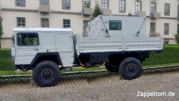 MAN KAT 1 4×4 mit ausgebautem Zeppelin FM1 Shelter