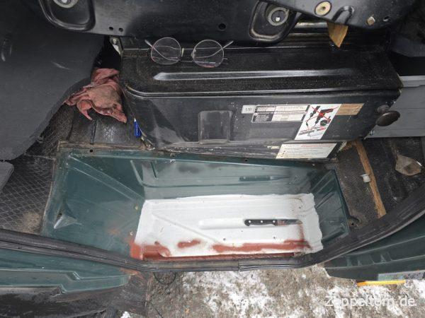 Sanierter Auftritt Fahrerseite