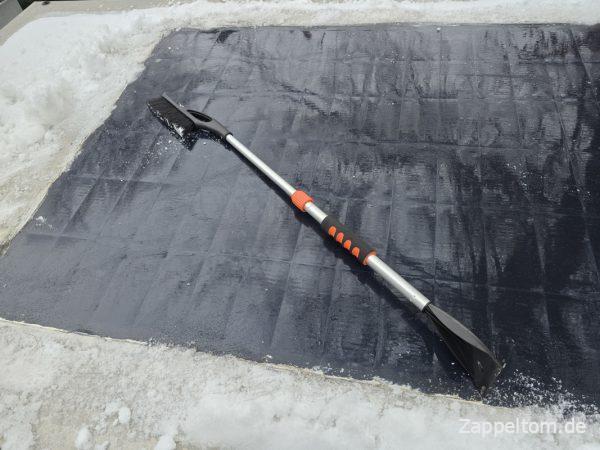 Teleskopbesen für die Solaranlage