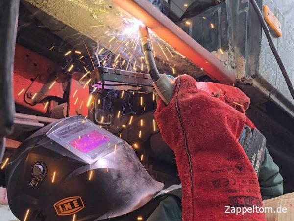 Trittstufe schweißen Mercedes 711