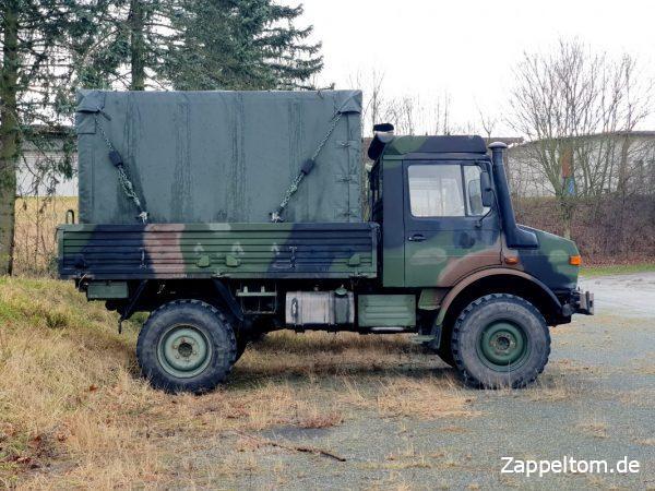 Verkauf Unimog mit Zeppelin-Shelter FM1 der Bundeswehr