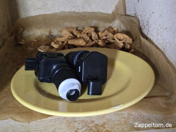 Aufwärmen der Stellmotoren für die elektrische Leuchtweitenregelung