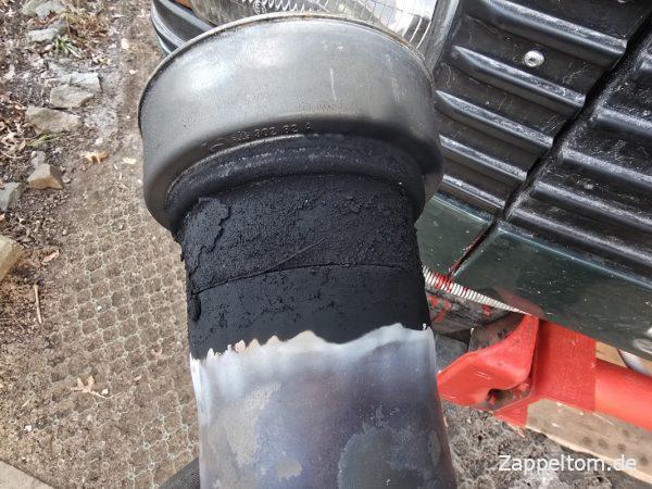 Einsatz der Brennkammer Webasto DBW2012