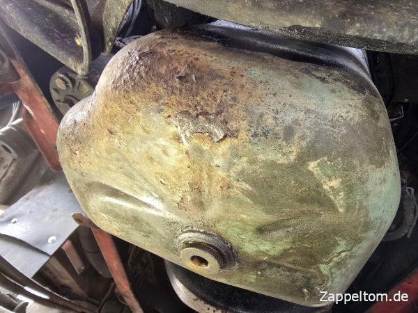 Rost an der Ölwanne Mercedes T2N