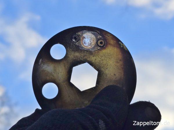 Schauglas der Webasto Standheizung