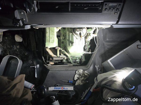 Suche nach der Dieselundichtigkeit am Zylinderkopf meines OM364A