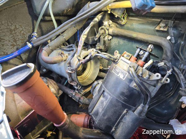 Wartung der Webasto Standheizung DBW2012 im Mercedes 711D