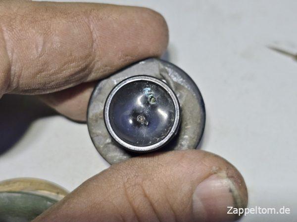 Defekte LED-Umrissleuchte