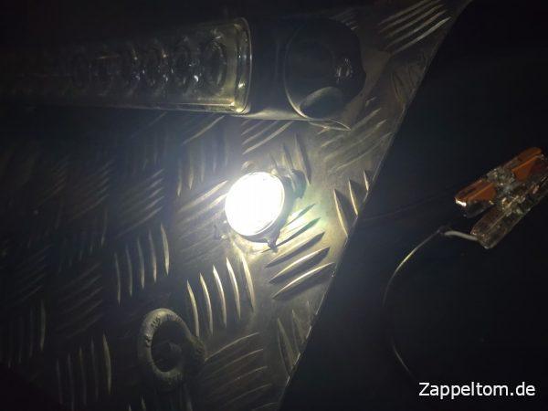 Reparierte LED-Umrissleuchte