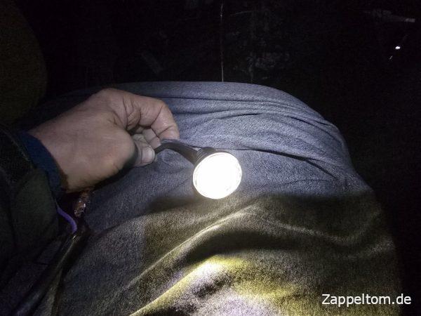 Test der reparierten LED-Umrissleuchte Hella 340 825