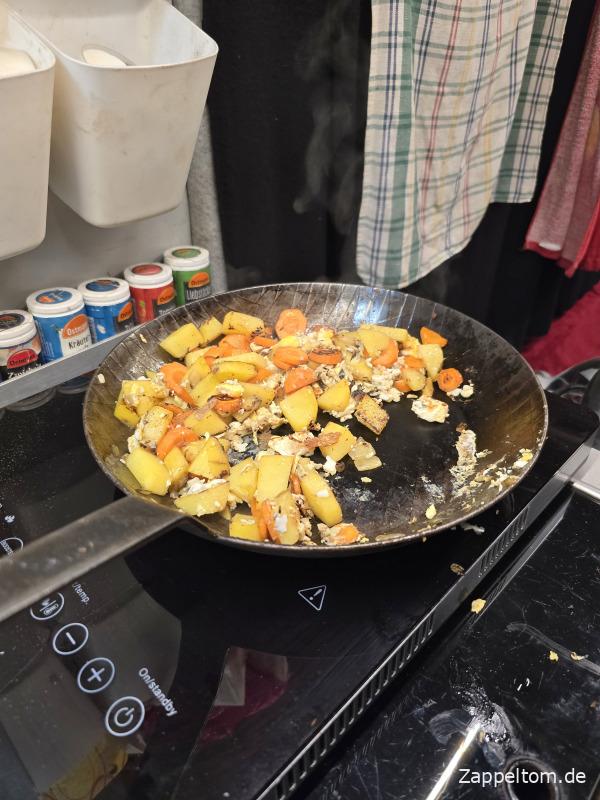 Bratkartoffeln induktiv kochen
