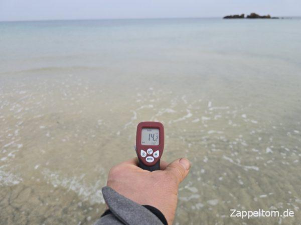 Einsamer Strand am Cap Angela