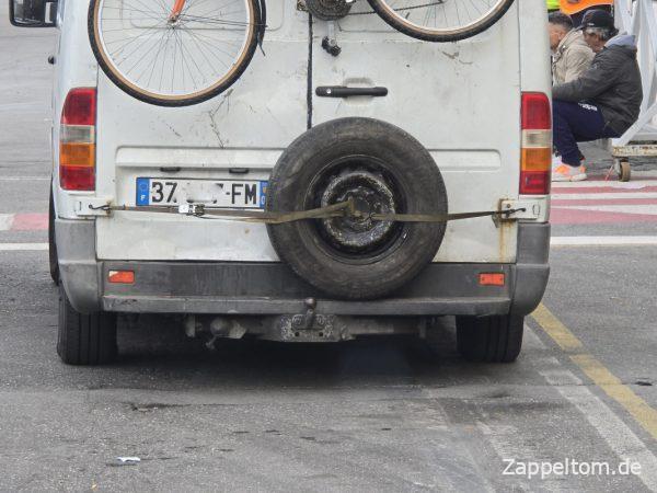 Ersatzradbefestigung Heck Mercedes Sprinter