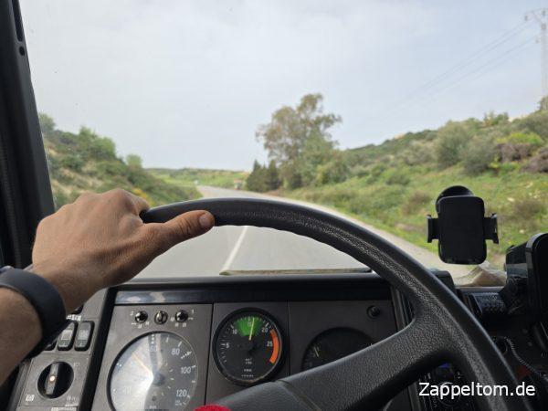 Fahrt durch den grünen Norden Tunesiens