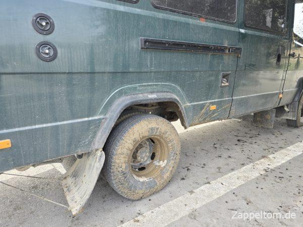 Falken Wildpeak nach der Schlammschlacht