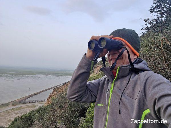Naturbeobachtung mit dem Fernglas NXT 10x42 am Djebel Ichkeul