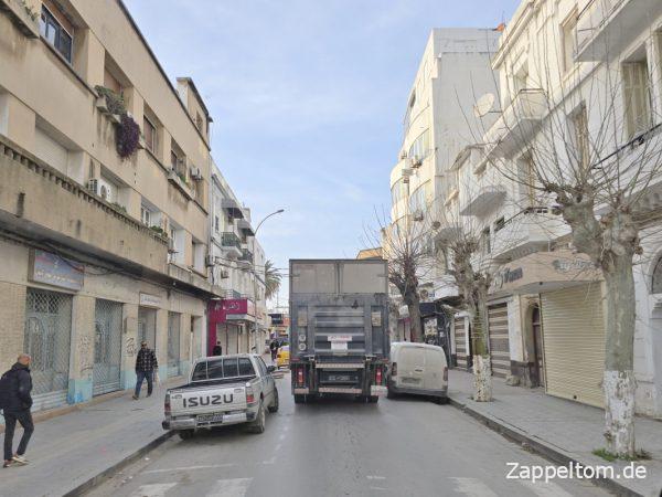 Straße Bizerte Tunesien