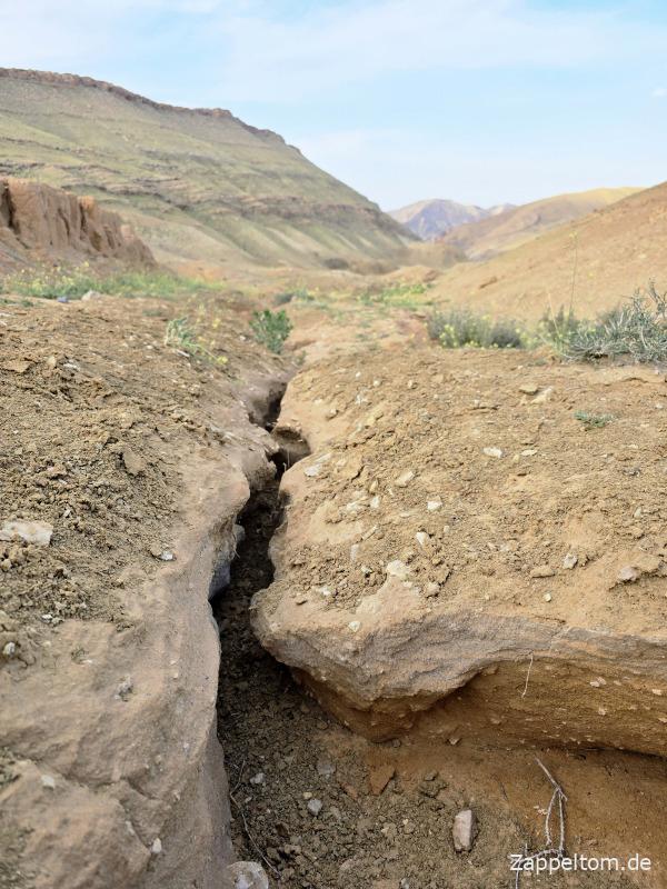 Ein neuer Canyon entsteht