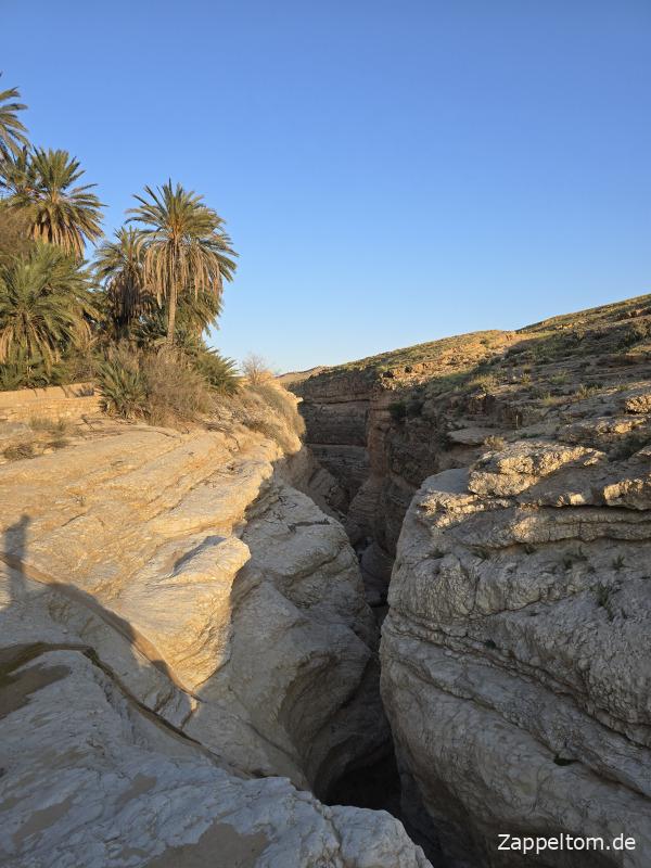 Meine Absturzstelle im Canyon Mides