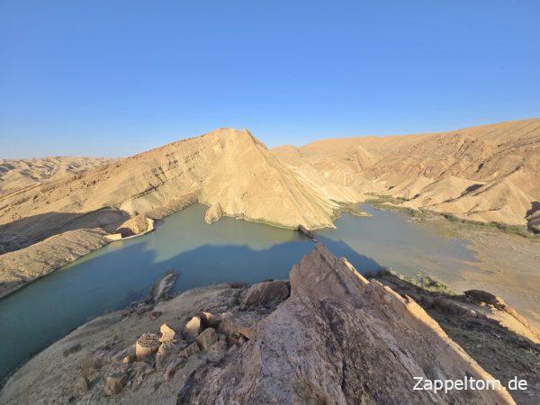 Staumauer und Talsperre zwischen Mides und Tamerza
