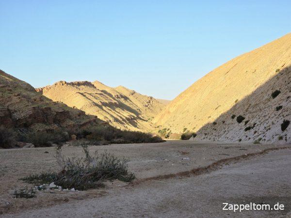 Wadi zwischen Mides und Tamerza