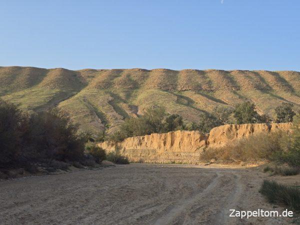 Wadi neben der Palmenoase Mides