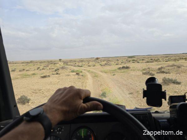 Fahrspur zwischen Rommelpiste und Metlaoui