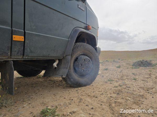 Motor vorwärmen an der Rommelpiste