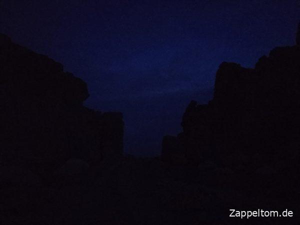 NAchtwanderung in der Gorges de Thelja
