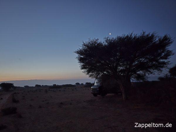 06.08 Uhr im Nationalpark Bou Hedma