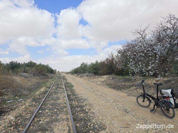 Bahnstrecke des Lezard Rouge oberhalb der Seldja-Schlucht