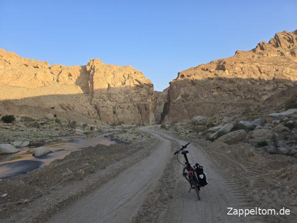 Coup de Sable - Säbelhieb am Eingang zur Seldja-Schlucht