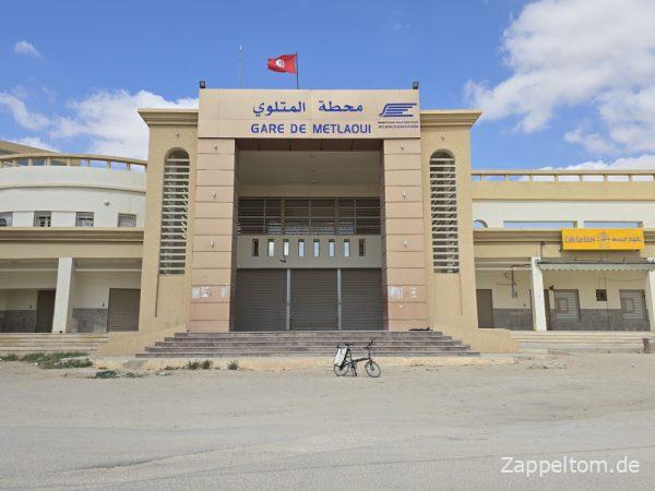 Toter Bahnhof des Lezard Rouge in Metlaoui