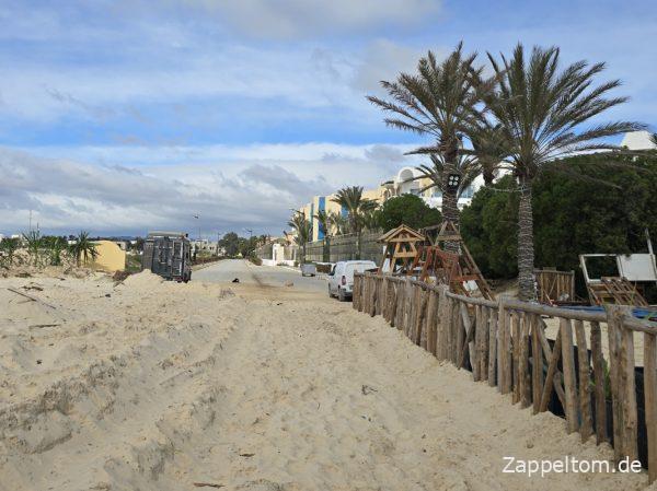 Hotelstellplatz am Südstrand von Yasmine Hammamet Hotelstellplatz am Südstrand von Yasmine Hammamet