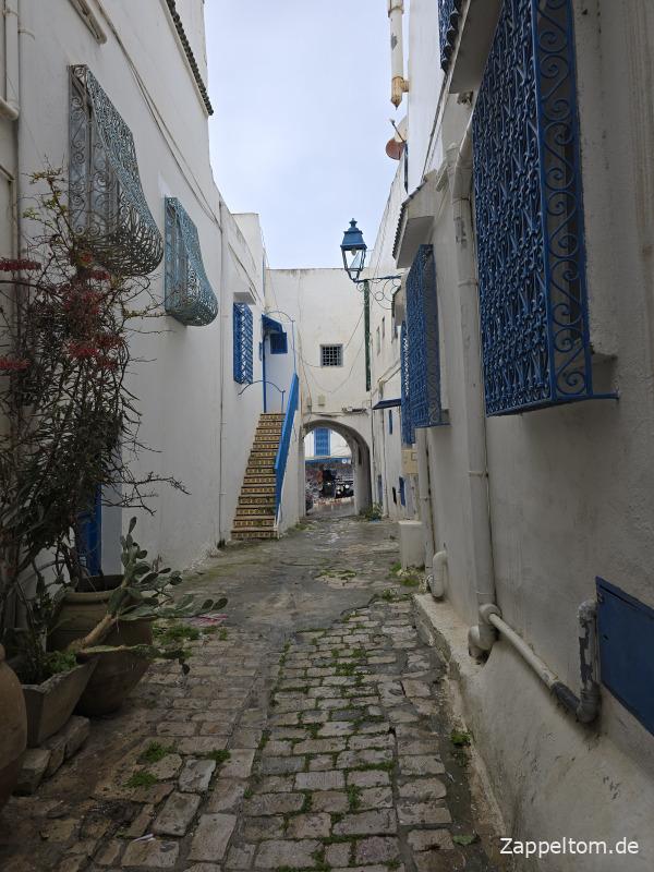 Regen in Sidi Bou Saïd Regen in Sidi Bou Saïd